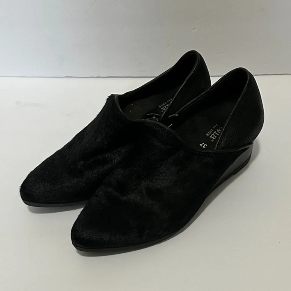 Bussola Weyburn Willow wedge ankle boots 37 or 6.5